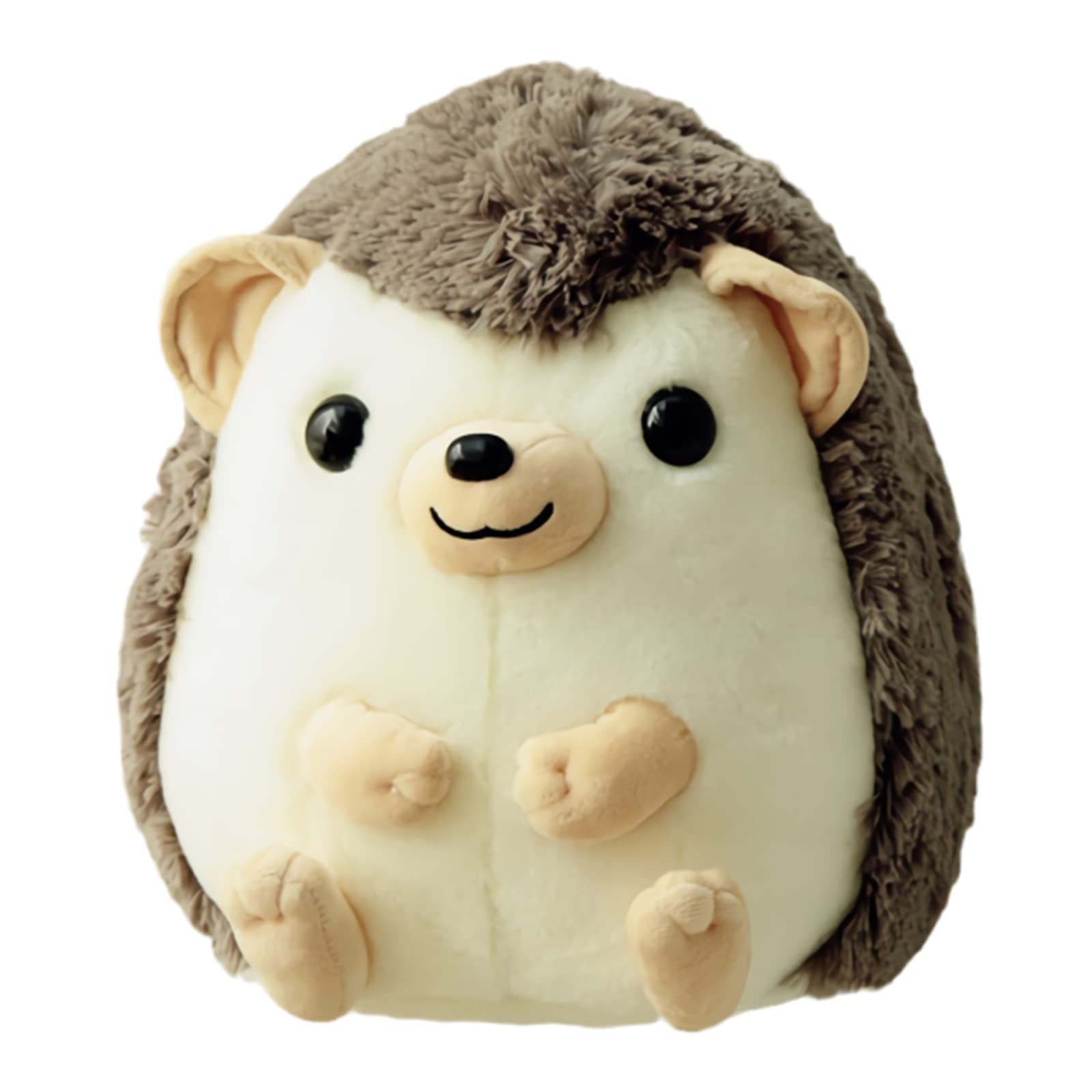 Chdgioha Cute Hedgehog Stuffed Animal Plush Body Pillow - 13.7 ' ' Gray Kawaii Hedgehog Plushie Throw Pillow, Chubby Soft Plush